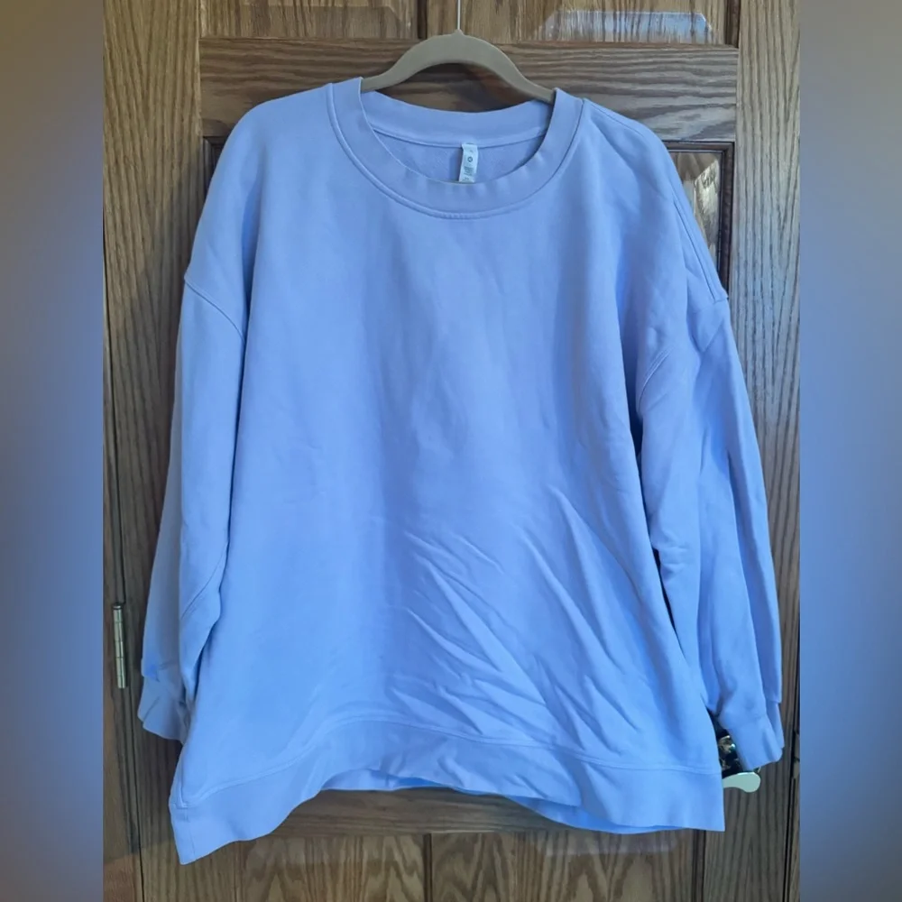 Lululemon Perfectly Oversized Crew Sweatshirt - Lavender Dew - 16 - Picture 2 of 7